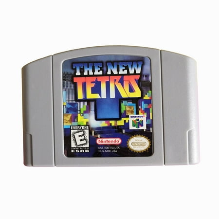The New Tetris Video Games Cartridge Card for N 64 Us Version