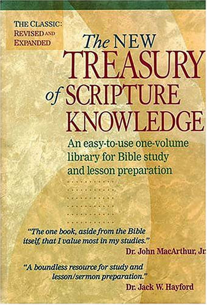 Pre-Owned The New Treasury of Scripture Knowledge: An Easy-To-Use One-Volume Library for Bible Study and Lesson Preparation. (Hardcover) 0840776942 9780840776945