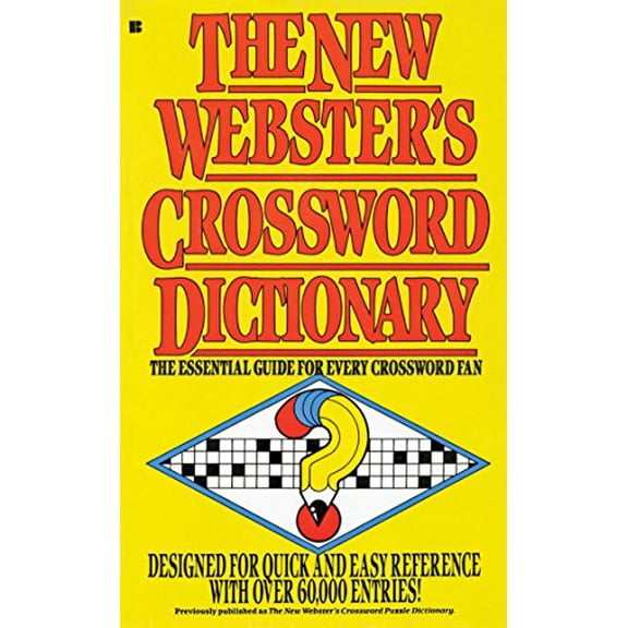 Pre-Owned The New Webster's Crossword Dictionary: The Essential Guide for Every Crossword Fan (Mass Market Paperback) 0425128822 9780425128824