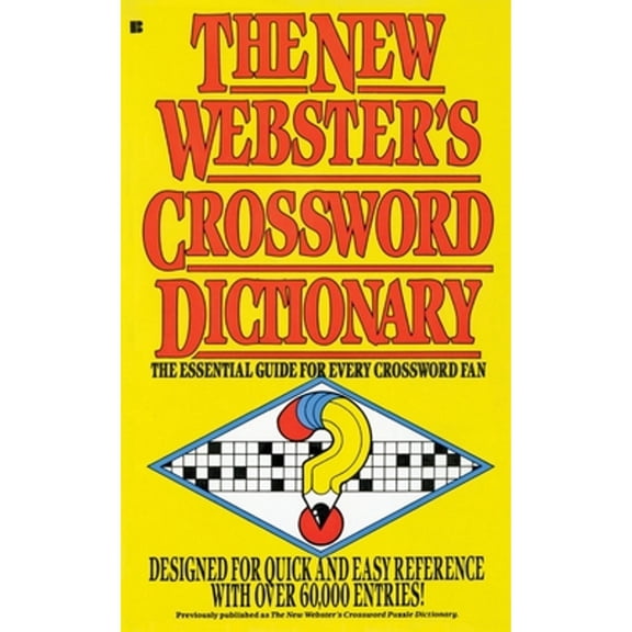 Pre-Owned The New Webster's Crossword Dictionary: The Essential Guide for Every Crossword Fan (Mass Market Paperback) 0425128822 9780425128824