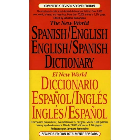 New World Spanish-English, English-Spanish Dictionary: Completely Revised Second Edition