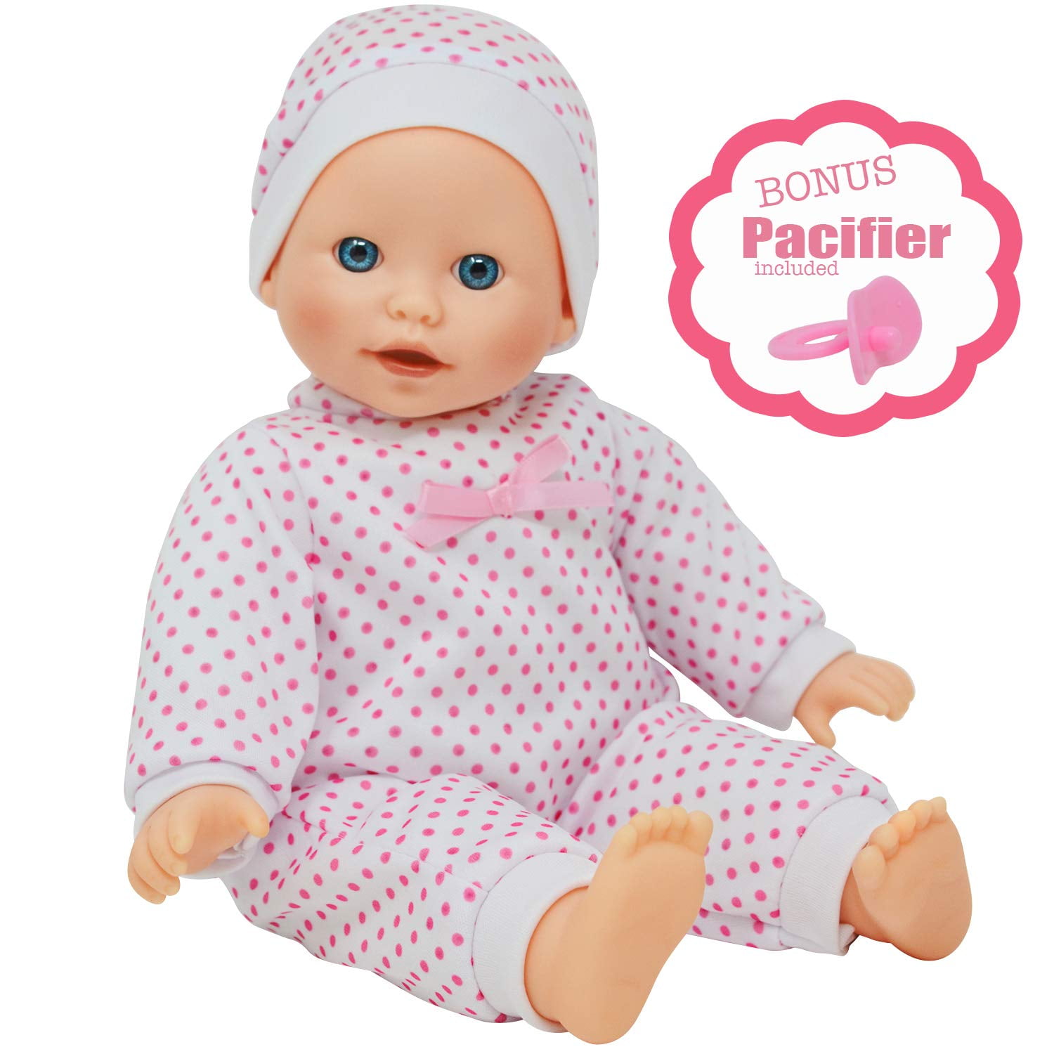 The New York Collectible Child Dolls, Cotton Fabric Multicolor, 14"