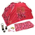 thumbnail image 1 of The New York Doll Collection Camping Set for 18 inch Dolls - Nylon, Pink Fabric, 1 of 7