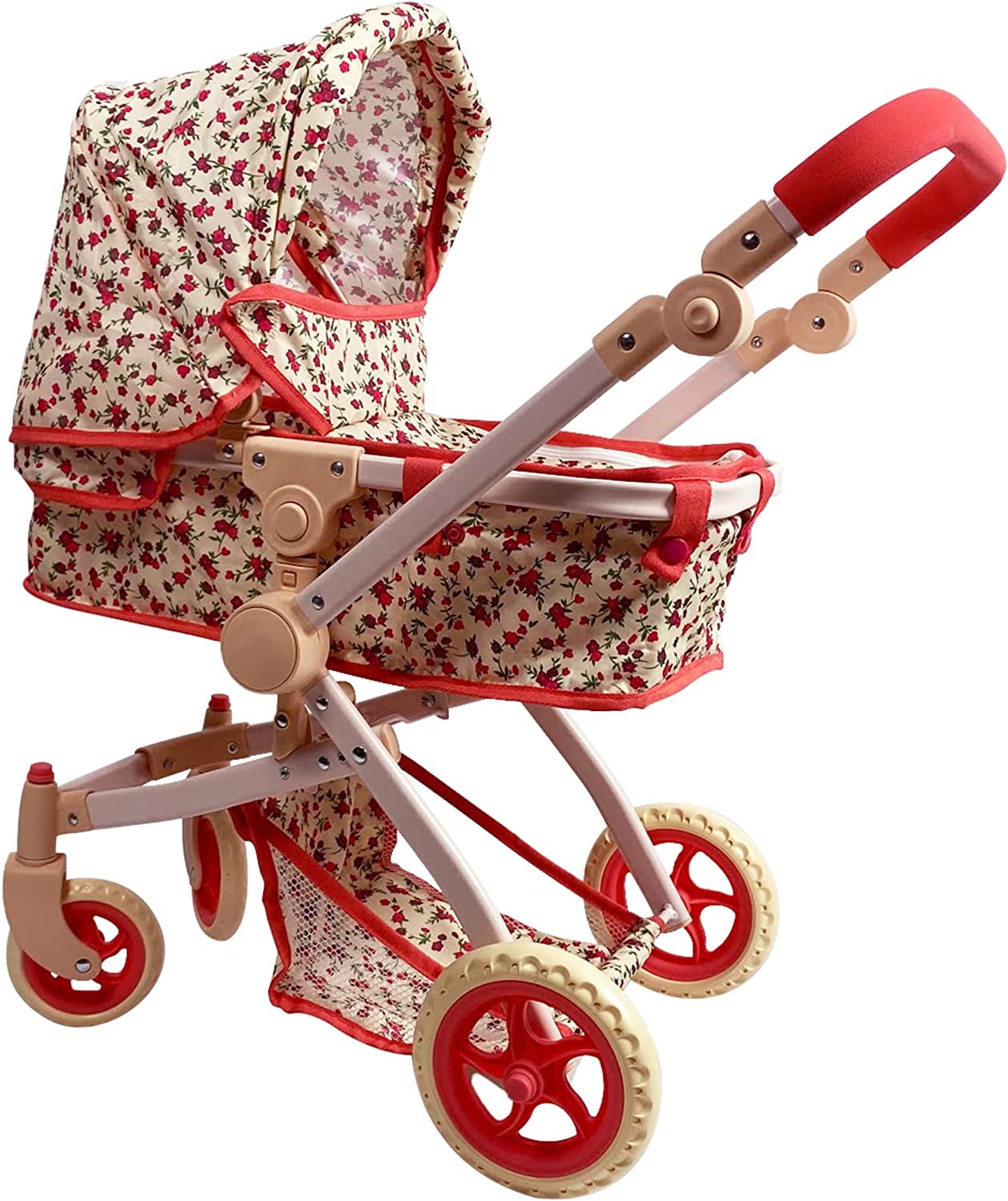 The New York Doll Collection Convertible Combo Baby Doll Stroller for