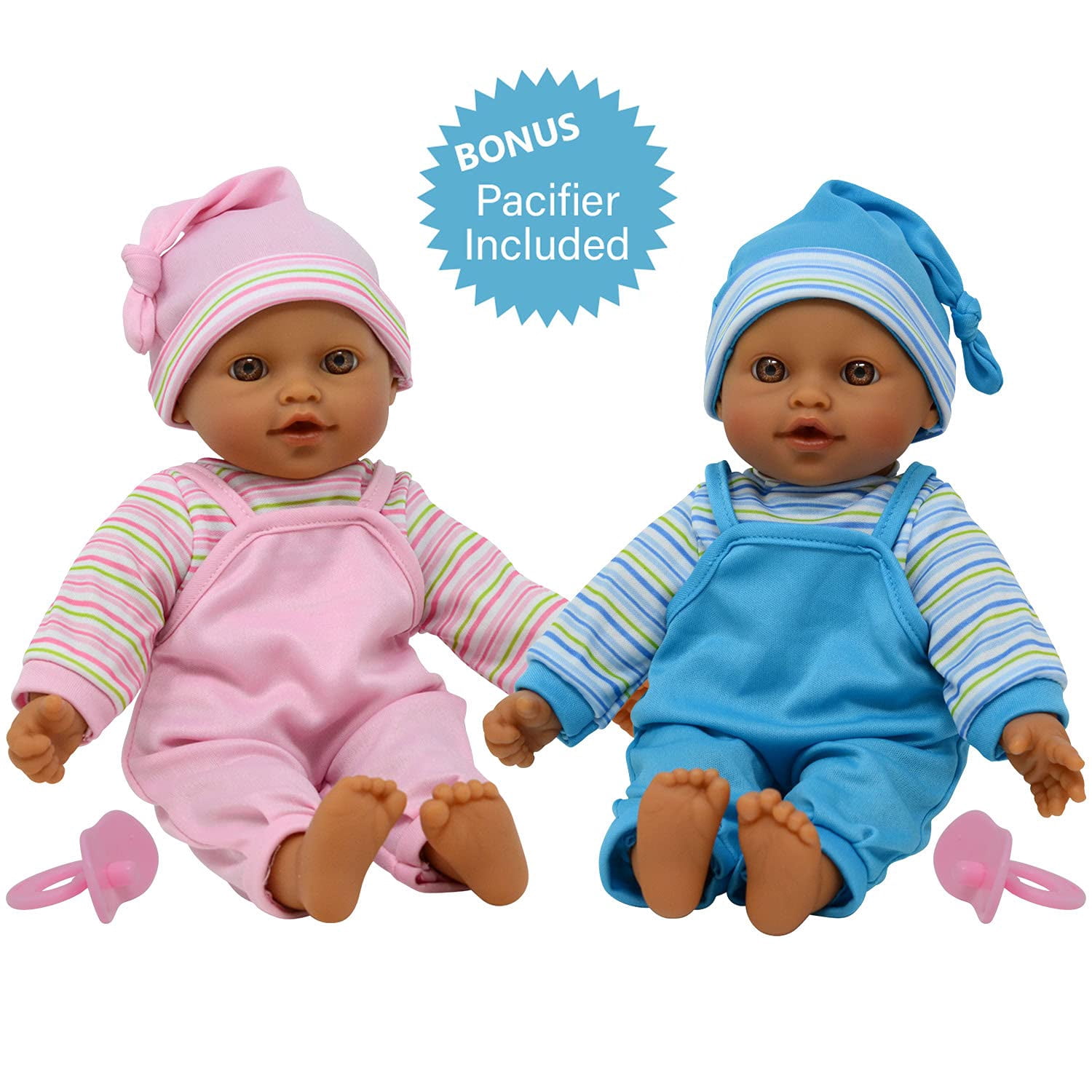 The New York Doll Collection Sweet Hispanic Twin Dolls Play Baby Dolls for Kids