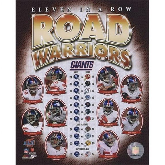 The New York Giants "Road Warriors" Composite (#66) Sports Photo (8 x 10)