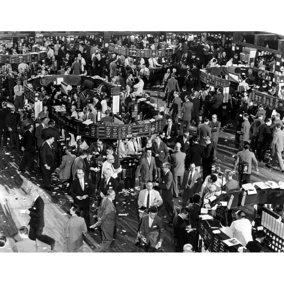 The New York Stock Exchange History (36 x 24)