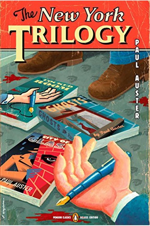 Pre-Owned The New York Trilogy: (Penguin Classics Deluxe Edition) (Paperback) by Paul Auster, Lucy Sante, Art Spiegelman