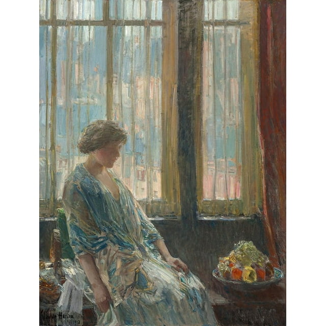 The New York Window (1912) Poster Print By Childe Hassam (24 X 36 