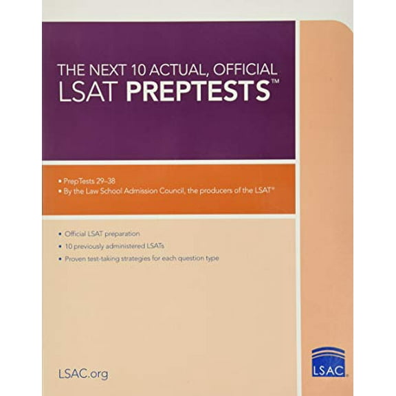 Pre-Owned The Next 10 Actual Official LSAT Preptests: (Preptests 29-38) (Paperback) 0979305055 9780979305054