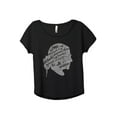 thumbnail image 1 of The Next Generation RBG Women's Fashion Slouchy Dolman T-Shirt Tee Heather Black Medium, 1 of 3