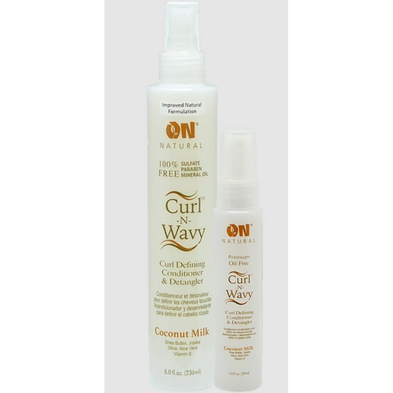 ON NATURAL Curl & Wavy Coconut Milk Conditioner & Detangler (8oz) ON NATURAL Curl & Wavy Coconut Milk Conditioner & Detangler (8oz)