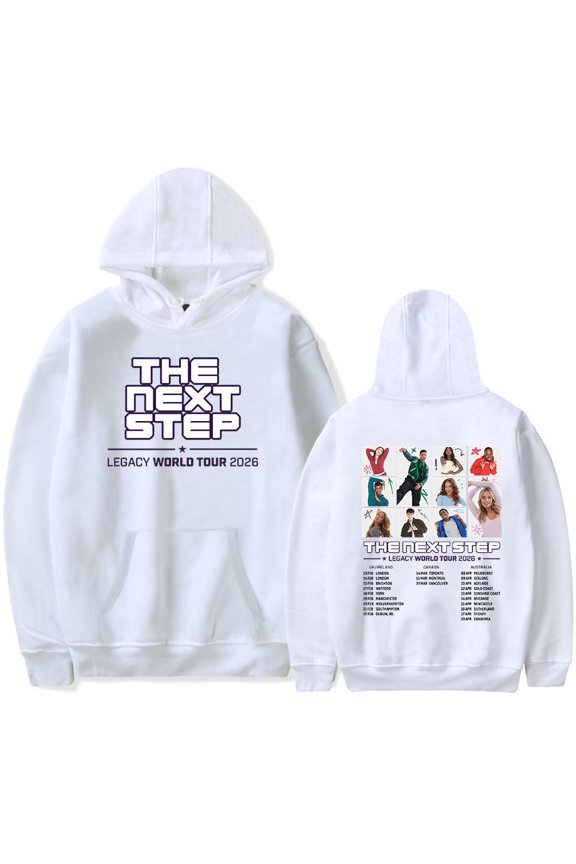 The Next Step Legacy World Tour 2026 Hoodie Casual Sweatshirt Long Sleeve Pullover