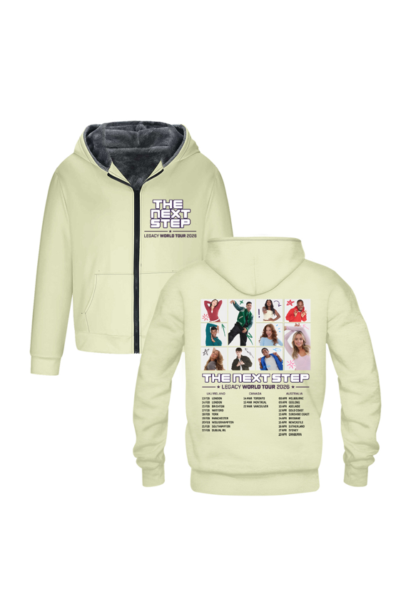 The Next Step Legacy World Tour 2026 Zipper hooded cotton jacket Casual Zip Hoodie