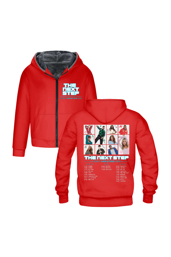 The Next Step Legacy World Tour 2026 Zipper hooded cotton jacket Fashion Zipper