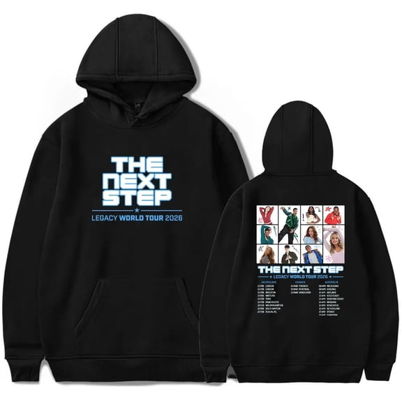 The Next Step Legacy World Tour Merch 2026 Unisex Hoodie Long Sleeve Unisex Pullover Clothing Oversized Outdoor Kids Sweatshirt