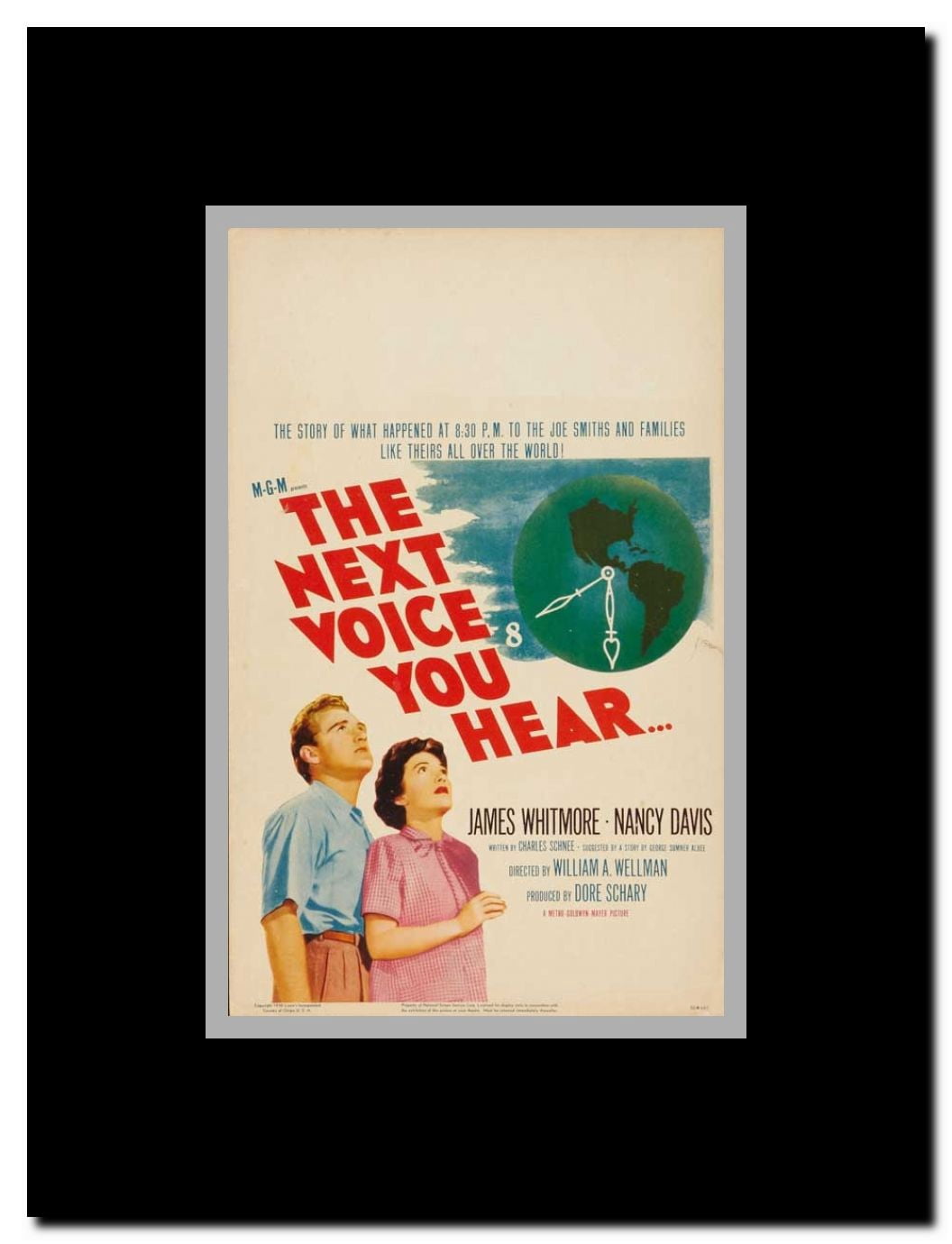 The Next Voice You Hear... Framed Movie Poster