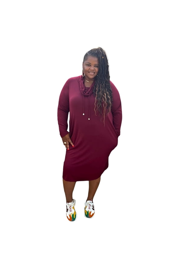 The Nicole Turtle Neck Tunic Dress