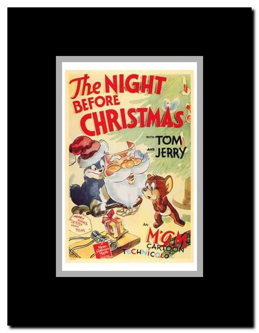 The Night Before Christmas Framed Movie Poster