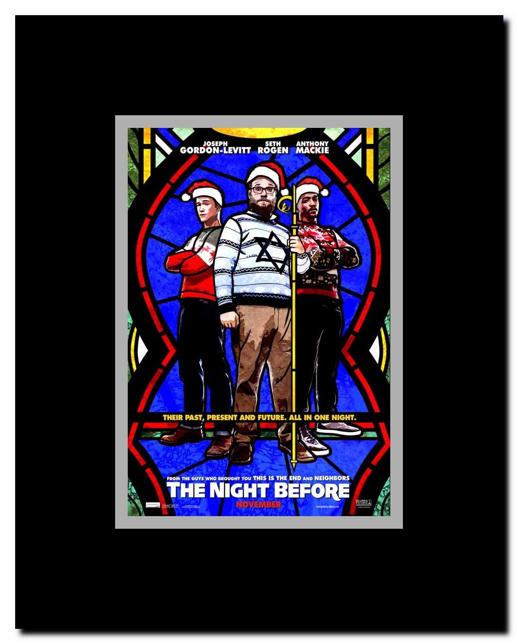 The Night Before Framed Movie Poster