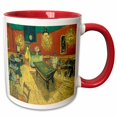 thumbnail image 1 of 3drose, the Night Café by Vincent Van Gogh, 15oz Two-tone Red Mug, 1 of 6