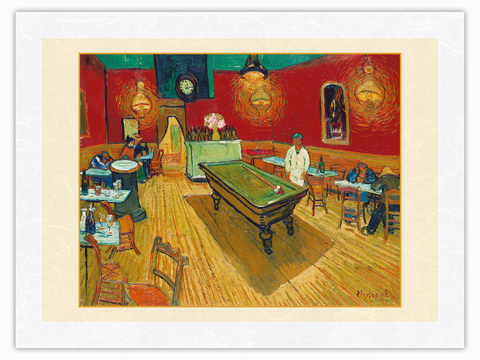 The Night Café (Le Café de Nuit) - From an Original Color Painting by ...
