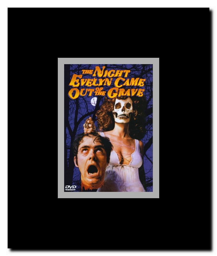 The Night Evelyn Came Out of the Grave Framed Movie Poster