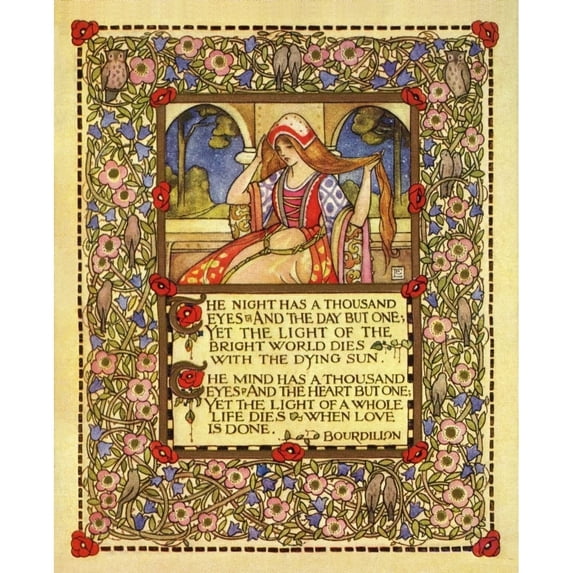 The Night Has A Thousand Eyes Poster Print By Mary Evans Picture Librarypeter & Dawn Cope Collection