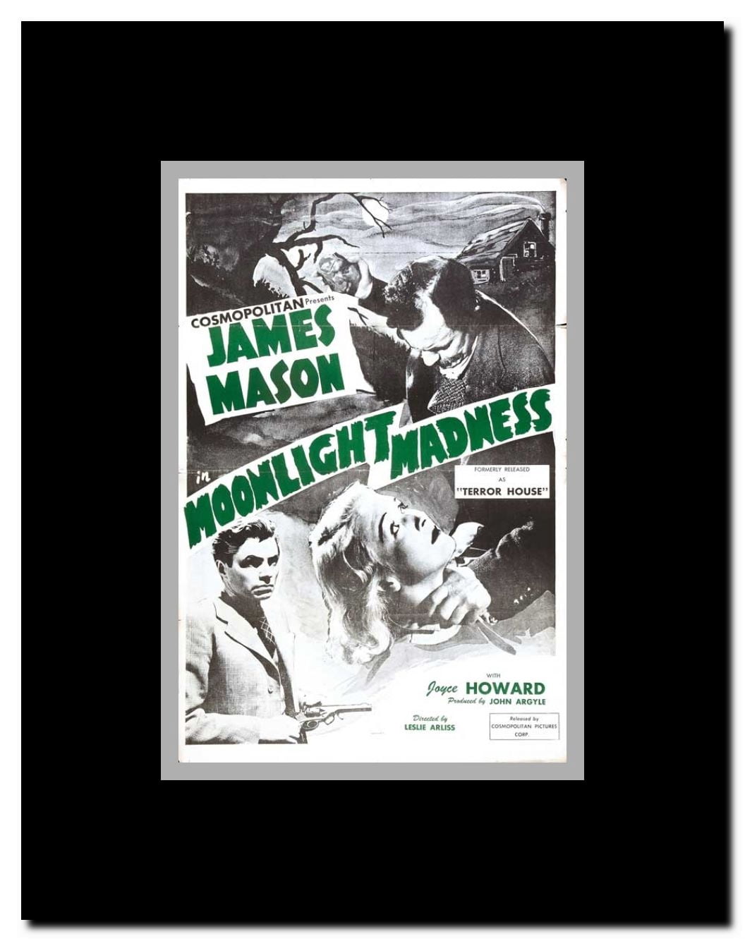The Night Has Eyes Framed Movie Poster