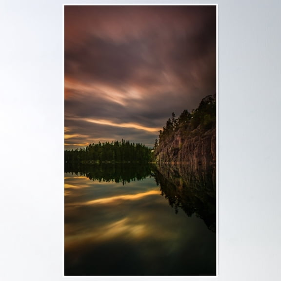 The Night Sky Poster Wall Art, Modern Wall Decor, 12x18 UNFRAMED