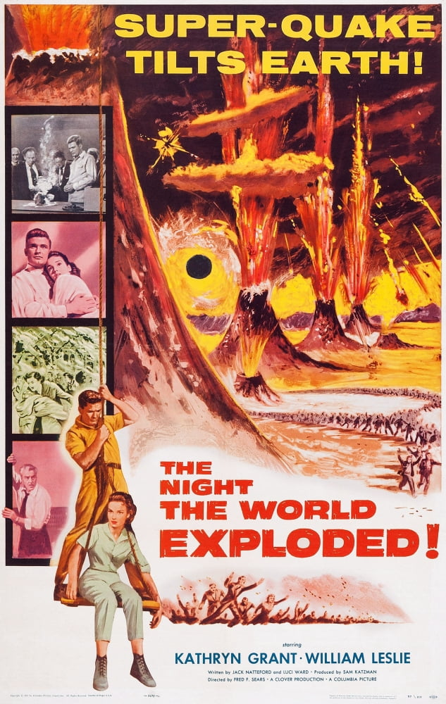 The Night The World Exploded U Canvas Art - (24 x 36)
