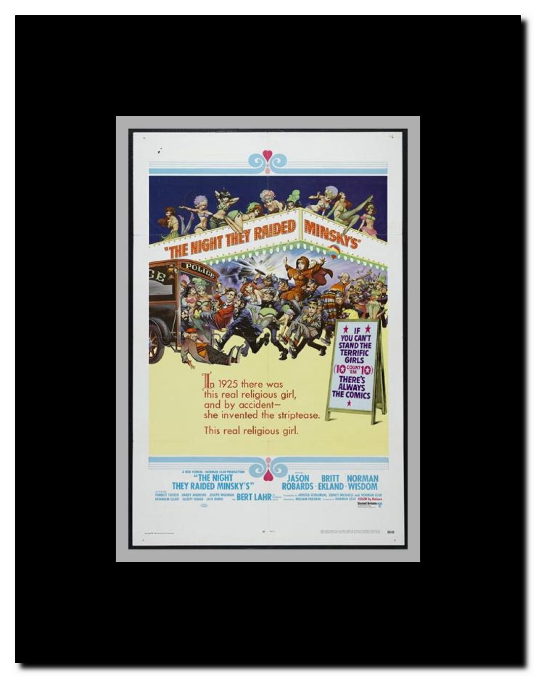 The Night They Raided Minsky's Framed Movie Poster