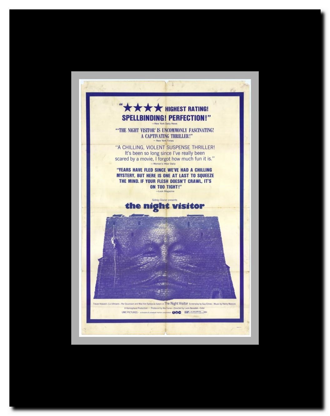 The Night Visitor Framed Movie Poster