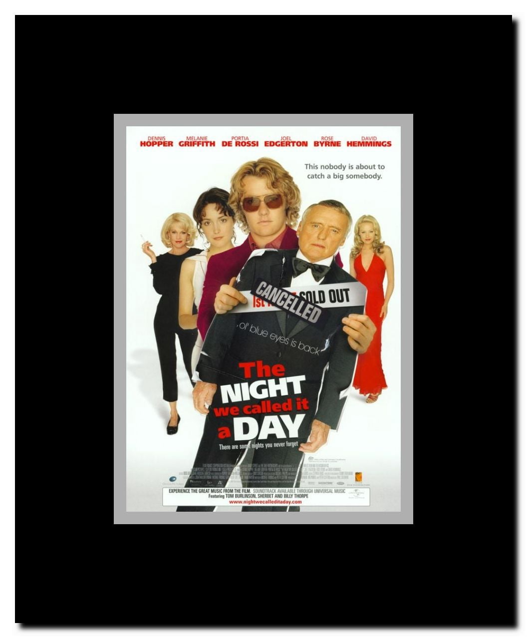 The Night We Called It a Day Framed Movie Poster