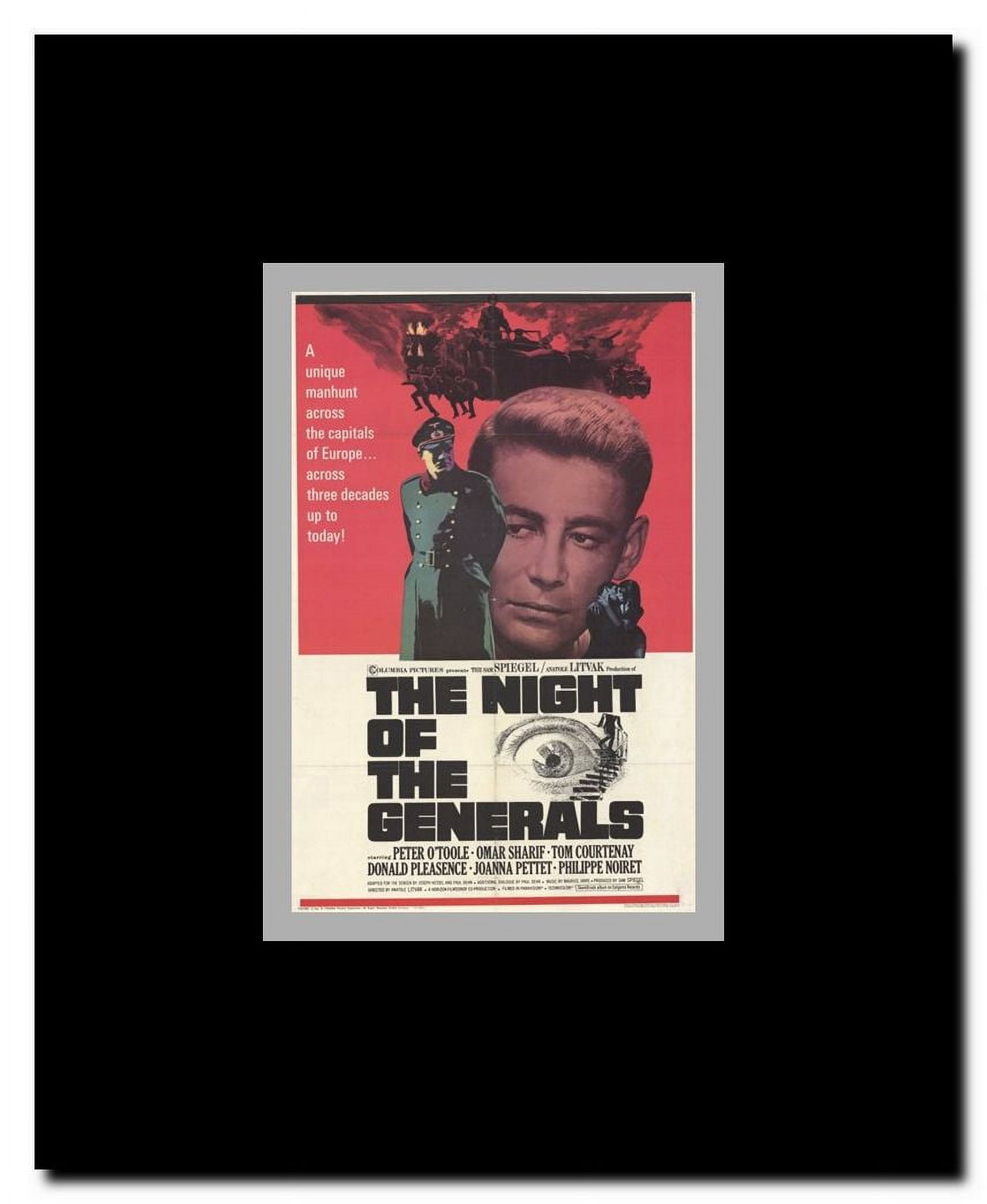The Night of the Generals Framed Movie Poster
