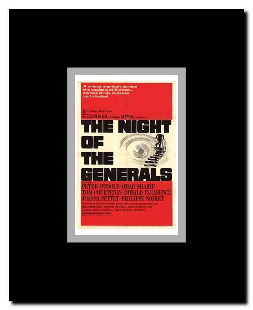 The Night of the Generals Framed Movie Poster