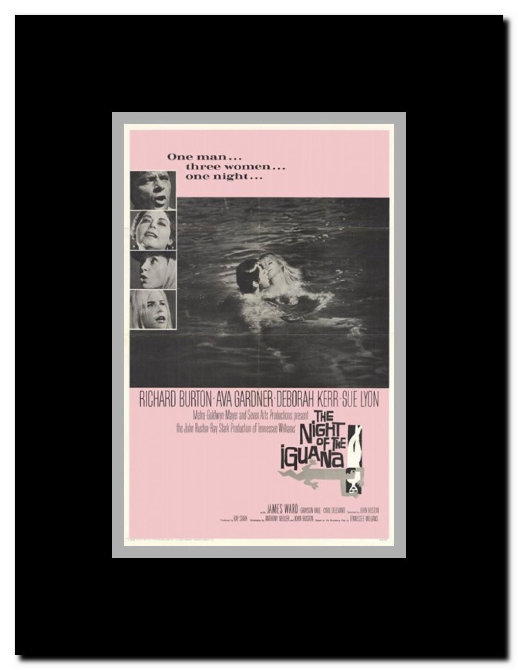 The Night of the Iguana Framed Movie Poster