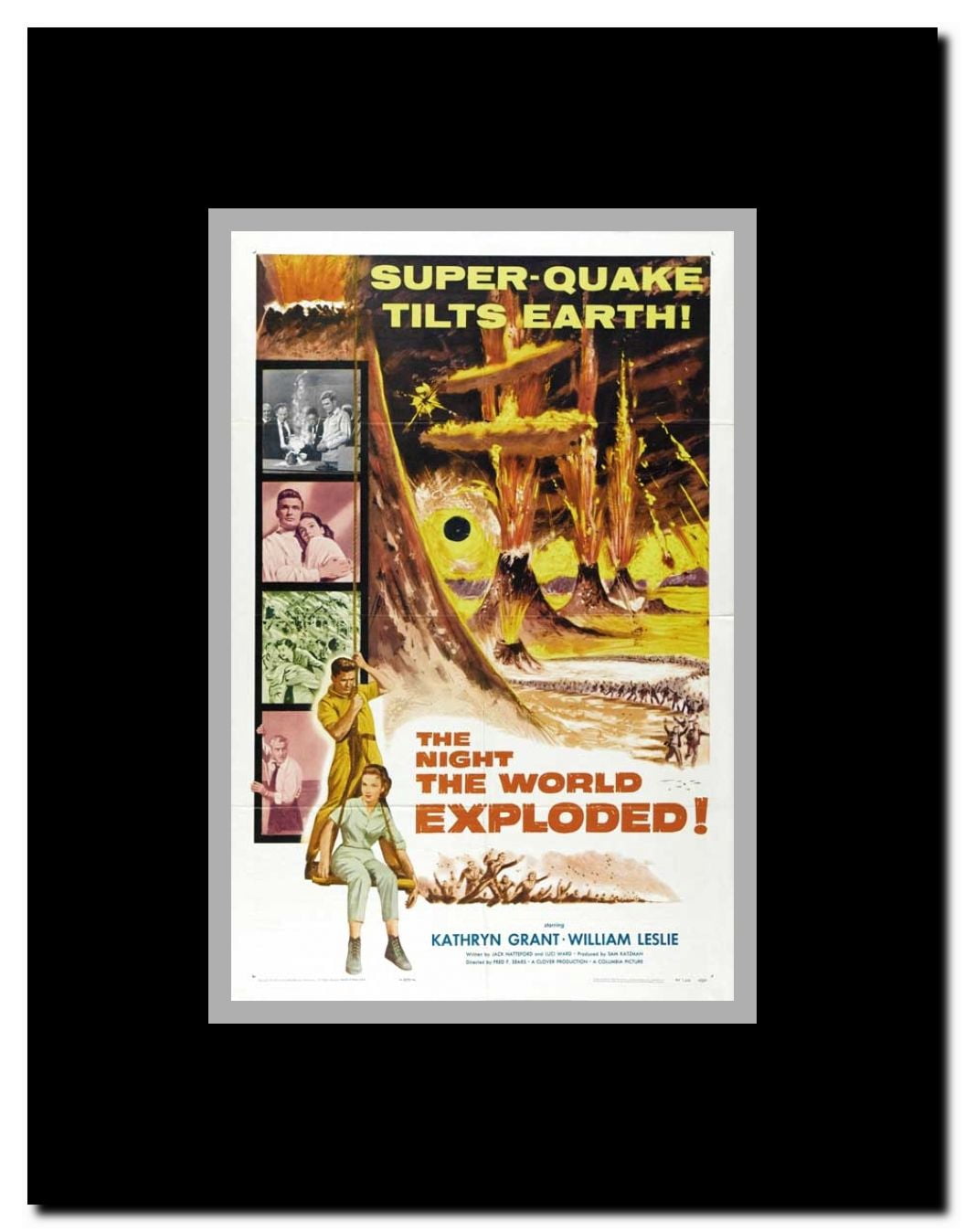 The Night the World Exploded Framed Movie Poster