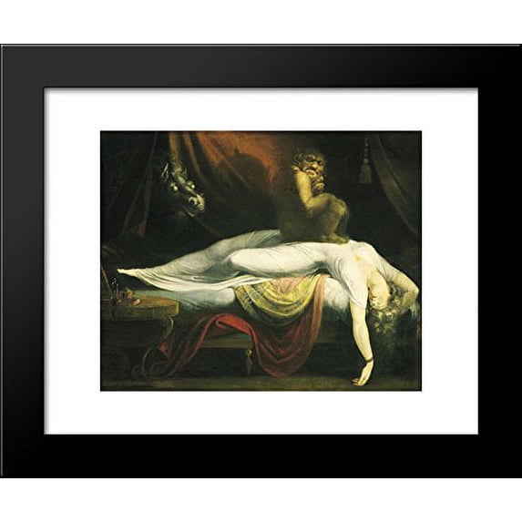 The Nightmare 20x24 Framed Art Print by Henry Fuseli