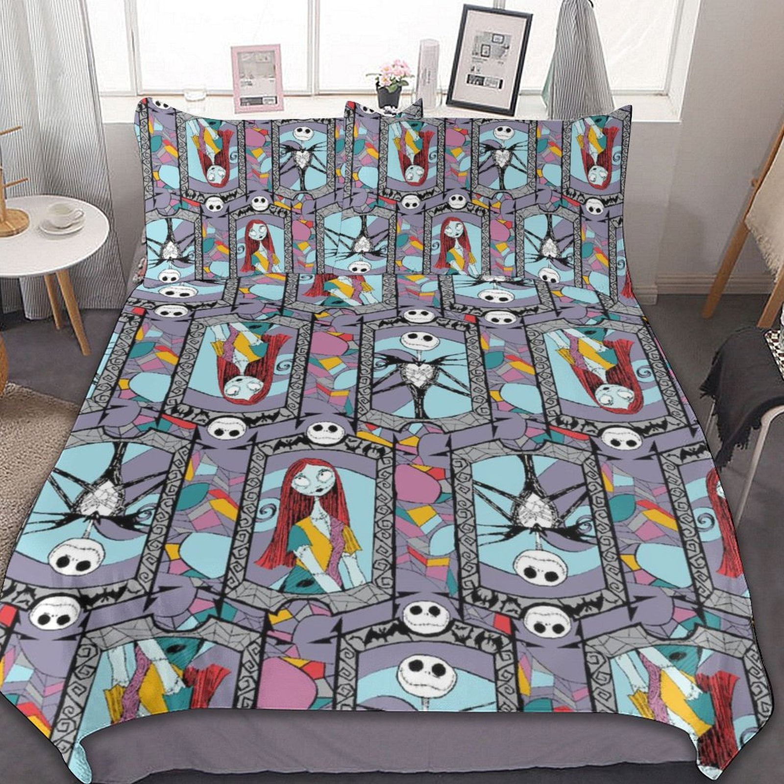 The Nightmare Before Christmas 3 Piece Bedding Sets Decor Comforter