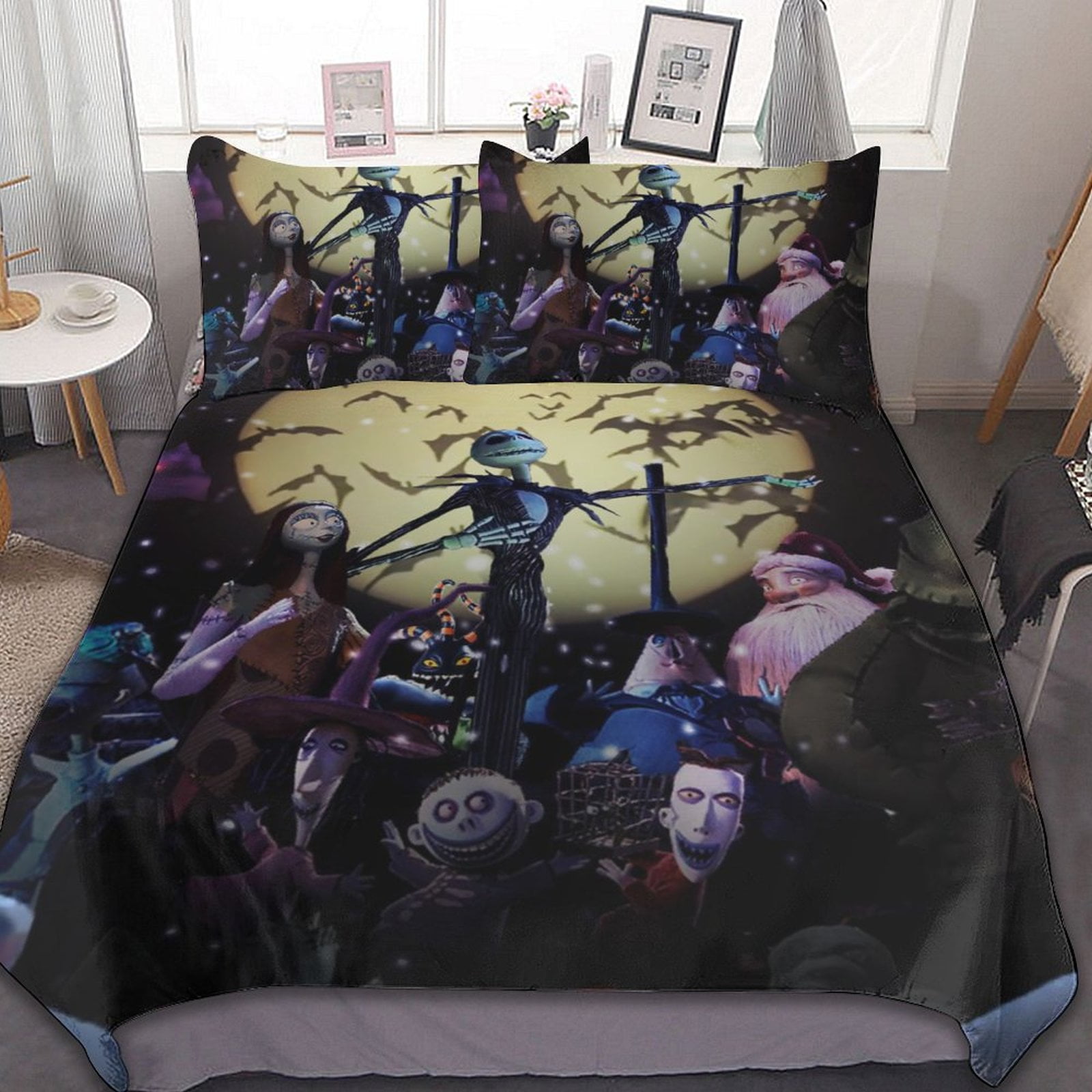 The Nightmare Before Christmas 3 Piece Bedding Sets Decor Comforter