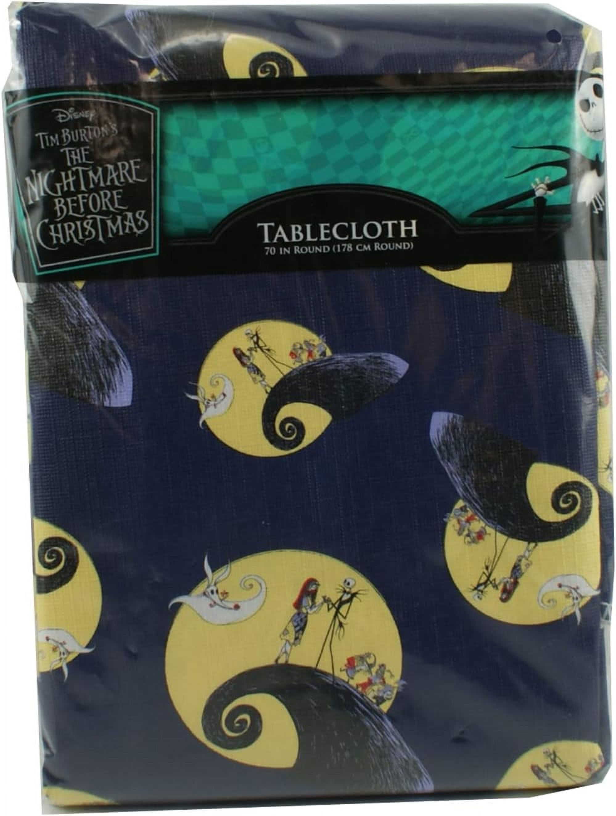 The Nightmare Before Christmas 70" Round Tablecloth