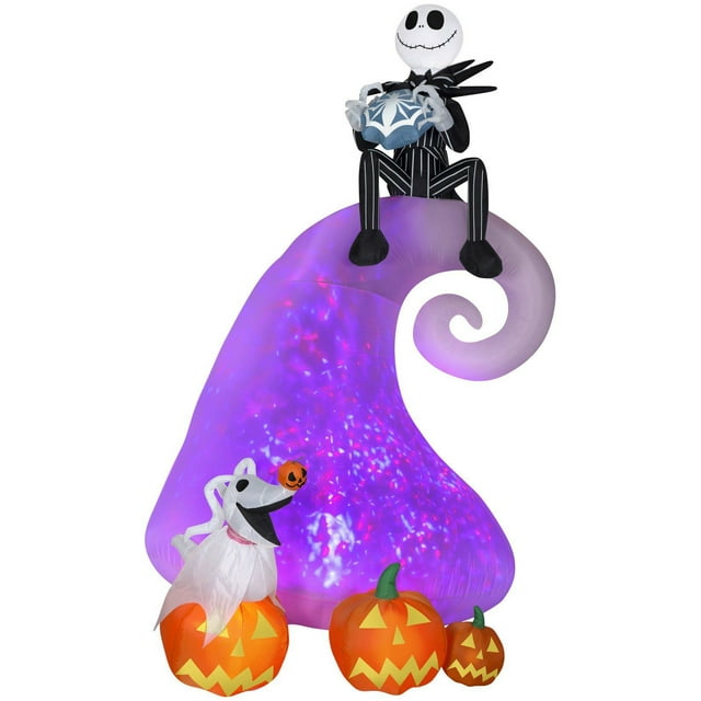Nightmare Before Christmas Inflatable Jack Skellington Yard Decorations