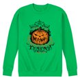 thumbnail image 1 of The Nightmare Before Christmas - All Hail Pumpkin King - Men's Crew Neck Fleece Pullover, 1 of 6