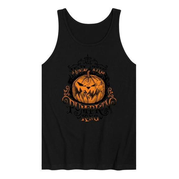 The Nightmare Before Christmas - All Hail Pumpkin King - Men's Jersey Tank Top