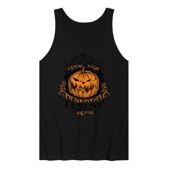 The Nightmare Before Christmas - All Hail Pumpkin King - Men's Jersey Tank Top