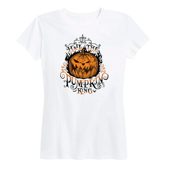 The Nightmare Before Christmas - All Hail Pumpkin King - Women's Short Sleeve Graphic T-Shirt