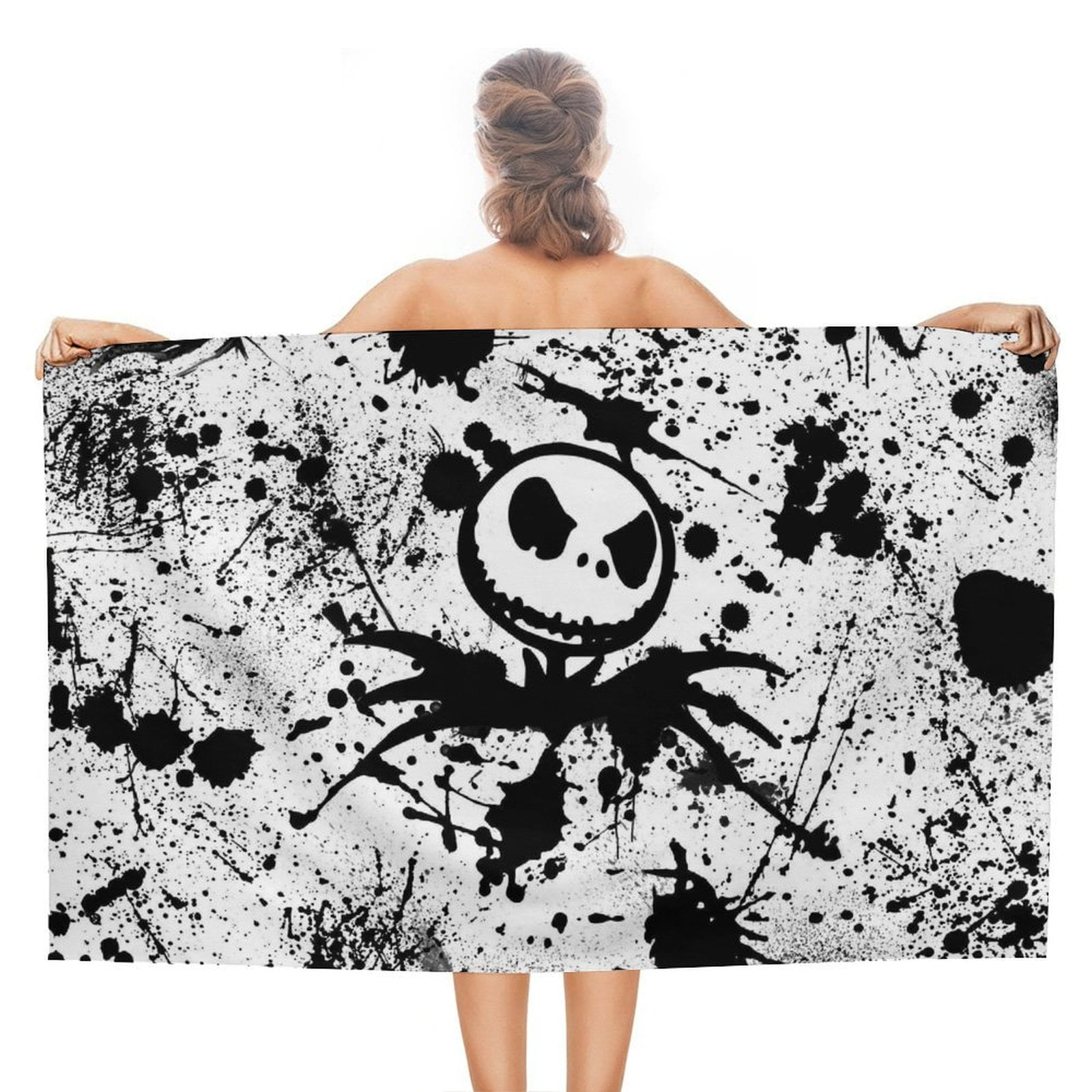 The Nightmare Before Christmas Bath Throw Towel Quick Dry Towel for