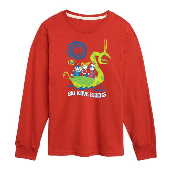 The Nightmare Before Christmas - Big Wave Riders - Toddler And Youth Long Sleeve Graphic T-Shirt
