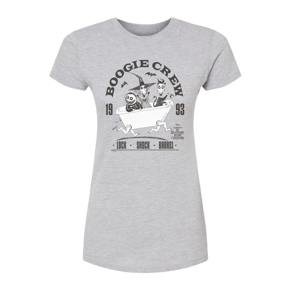 The Nightmare Before Christmas - Boogie Crew - Juniors Fitted Graphic T-Shirt